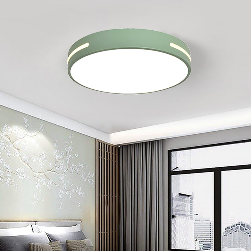 Nordic LED Flushmount Lights Colorful Macaron for Kids Room Bedroom Restaurant