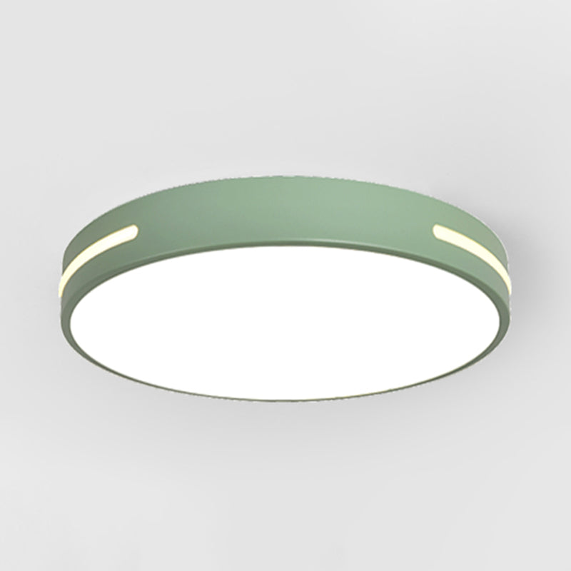 Nordic LED Flushmount Lights Colorful Macaron for Kids Room Bedroom Restaurant