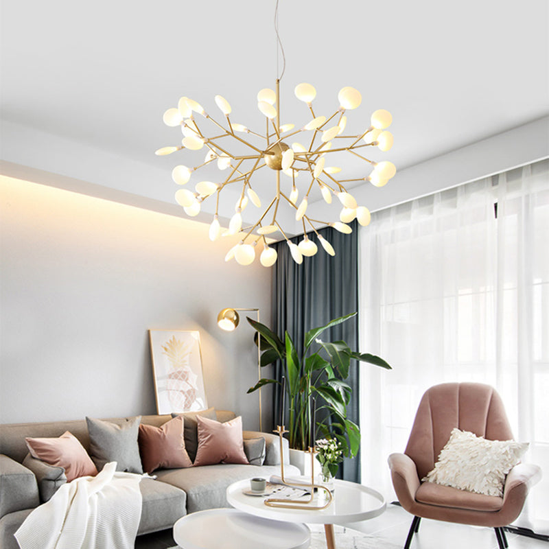 Branch Chandelier Light Farmture Moderne designer Acryl hangerverlichting voor restaurant