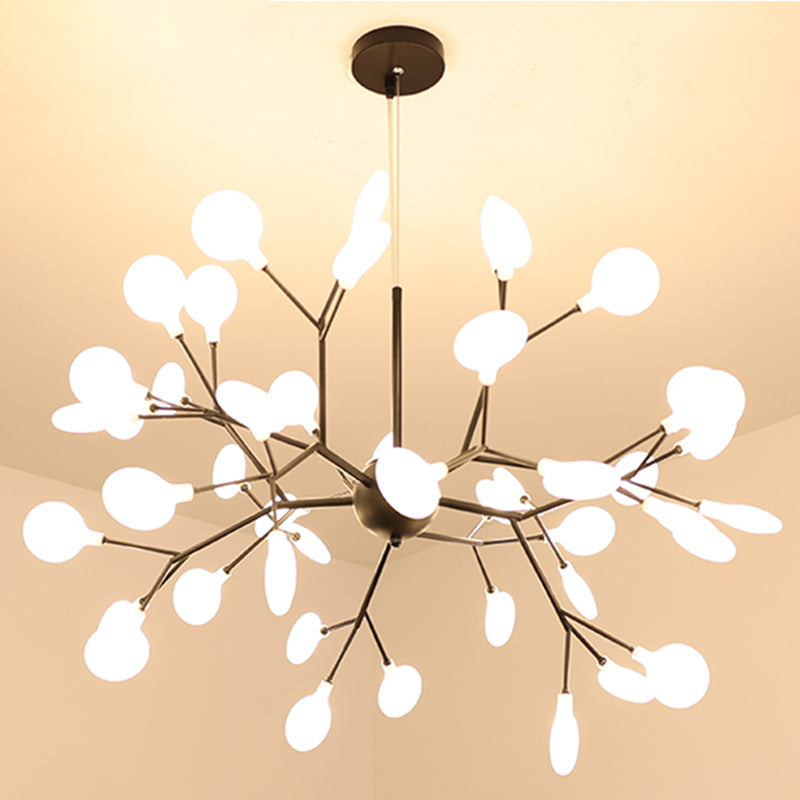 Branch Chandelier Light Farmture Moderne designer Acryl hangerverlichting voor restaurant