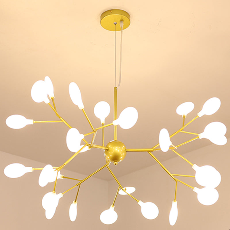 Branch Chandelier Light Farmture Moderne designer Acryl hangerverlichting voor restaurant