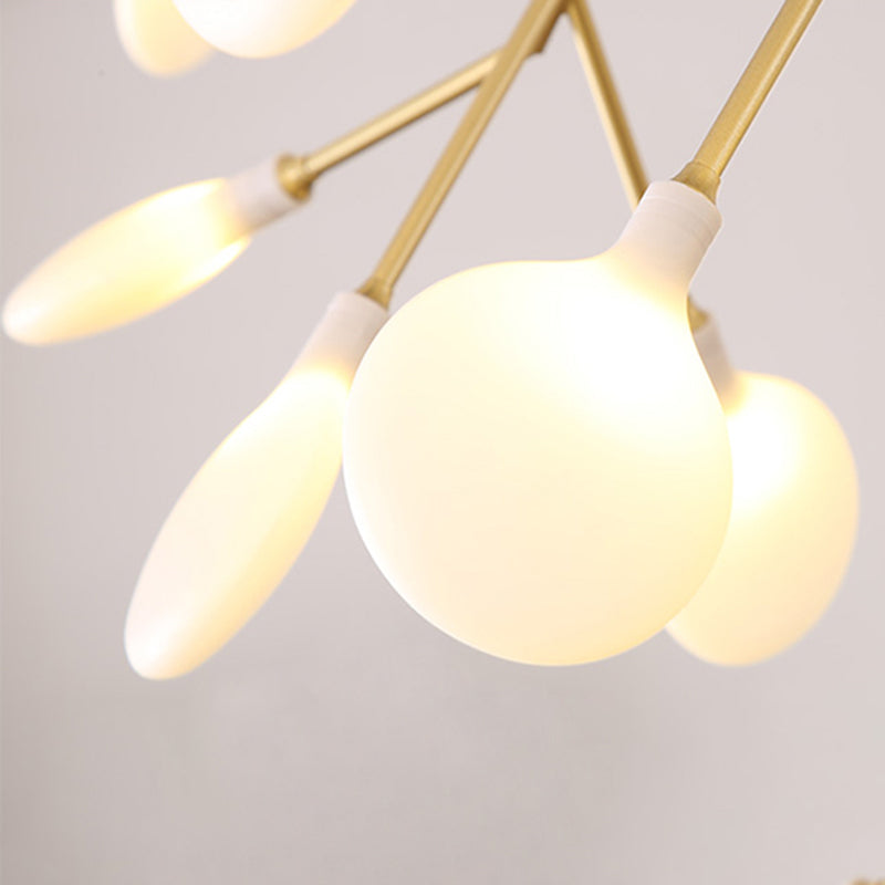 Branch Chandelier Light Farmture Moderne designer Acryl hangerverlichting voor restaurant