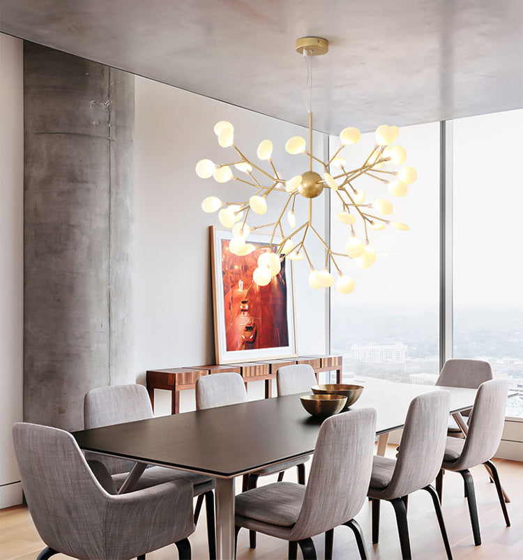 Branch Chandelier Light Farmture Moderne designer Acryl hangerverlichting voor restaurant