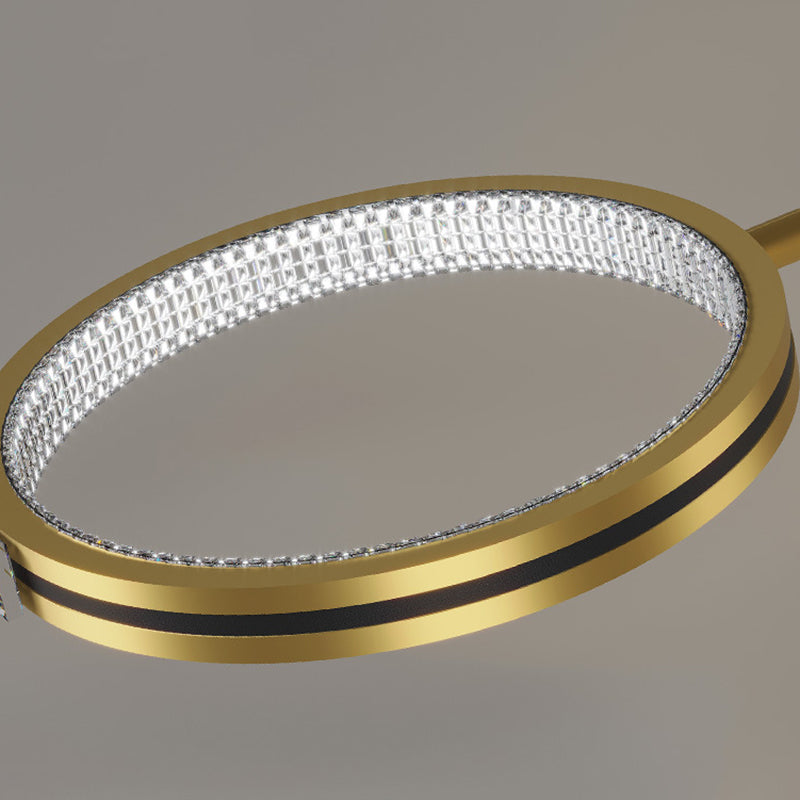 Kreisförmige Semi-Flush-Mount-Licht-Halterung Acryl Moderne Bündig-Halterung Deckenleuchte