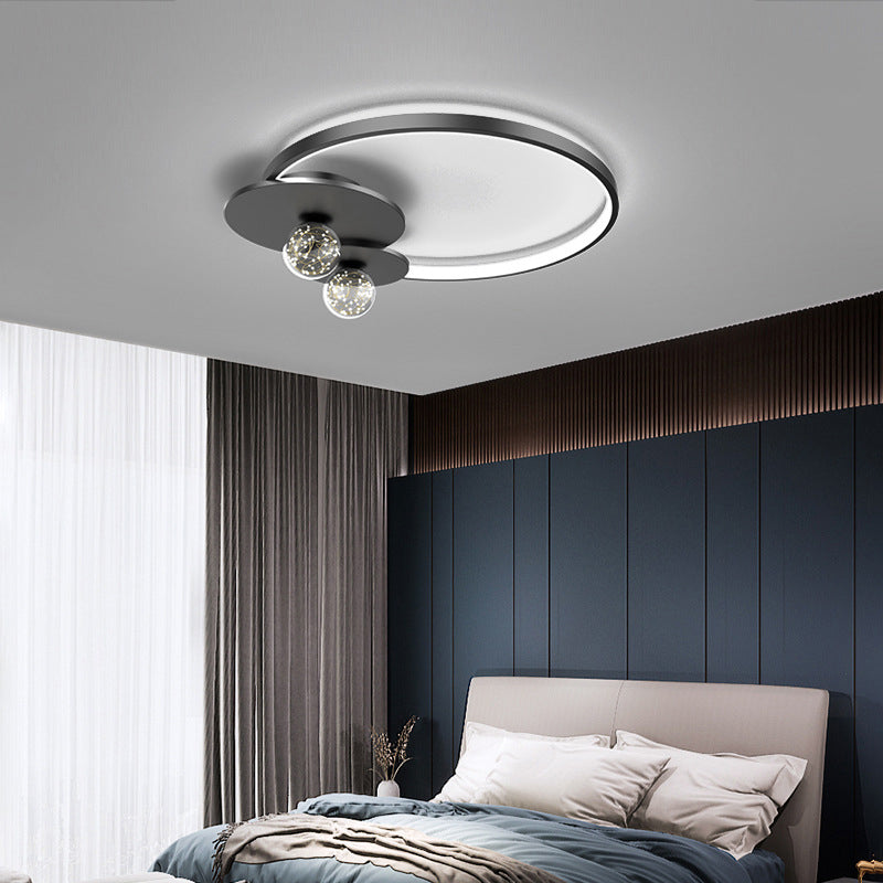 Luminaires de plafond encastrés modernes en acrylique, cercle encastré pour chambre à coucher