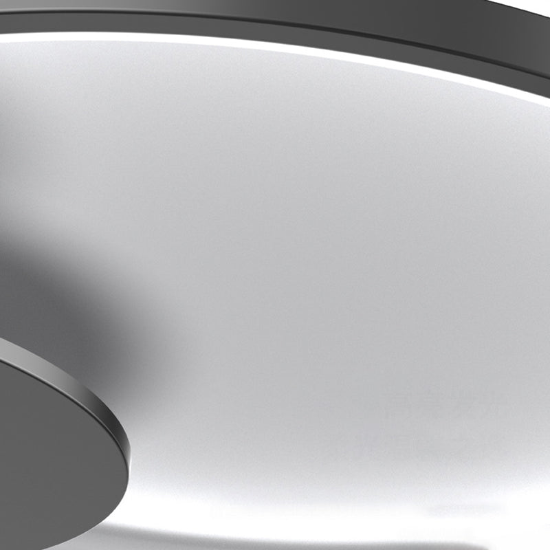 Luminaires de plafond encastrés modernes en acrylique, cercle encastré pour chambre à coucher