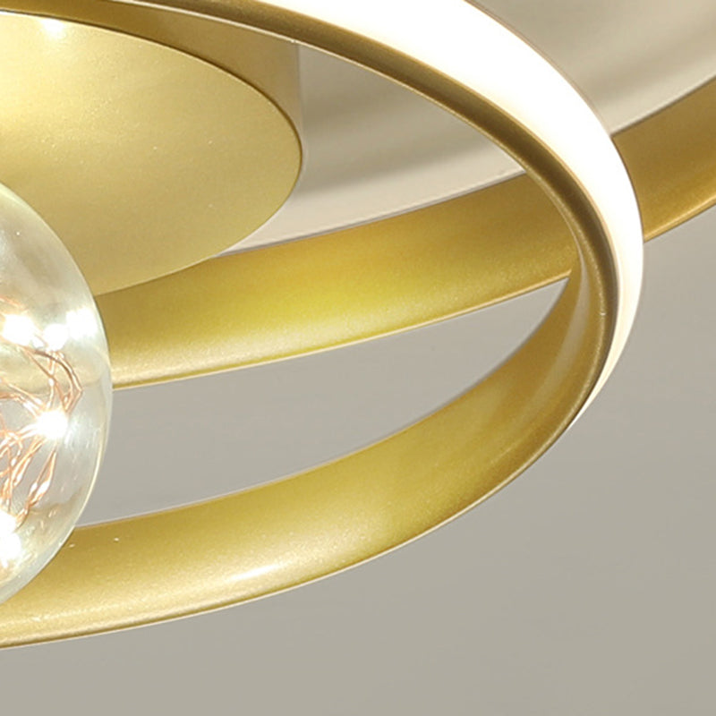 Luminaires de plafond encastrés modernes en acrylique, cercle encastré pour chambre à coucher