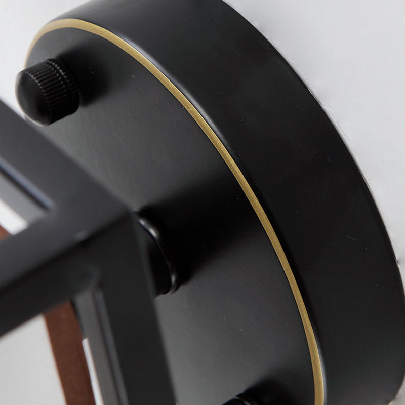 Shaded Aisle Ceiling Flush Mount Traditional-Style Fabric Black Ceiling Mounted Fixture