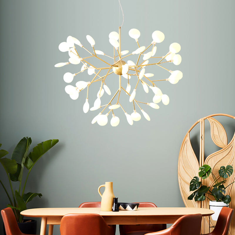 Branch Chandelier Light Farmture Moderne designer Acryl hangerverlichting voor restaurant
