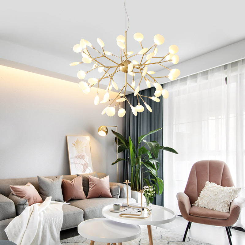 Branch Chandelier Light Farmture Moderne designer Acryl hangerverlichting voor restaurant