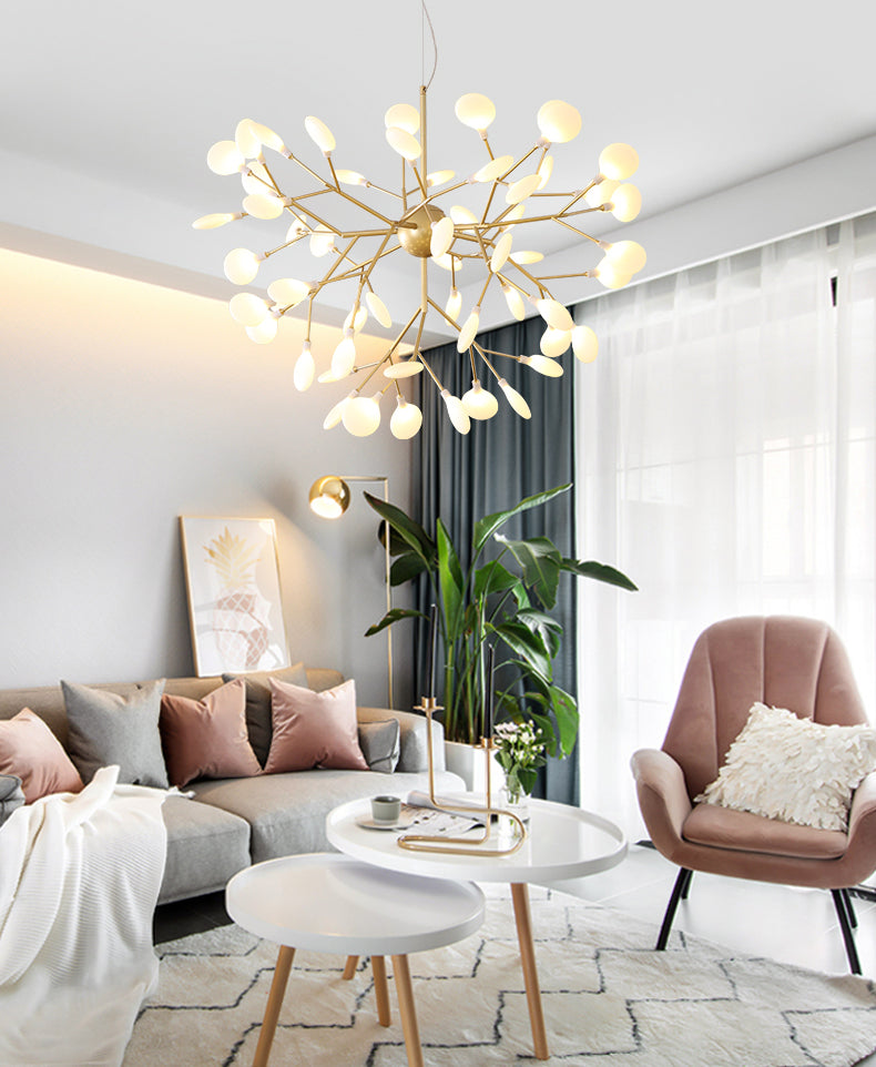 Branch Chandelier Light Farmture Moderne designer Acryl hangerverlichting voor restaurant