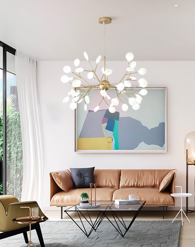 Branch Chandelier Light Farmture Moderne designer Acryl hangerverlichting voor restaurant