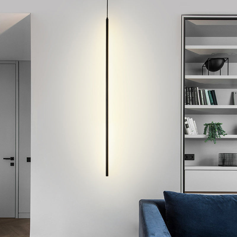 Moderne runde Röhre 12W LED -Anhänger leichte lange Linienlampen für Schlafzimmer Esszimmer