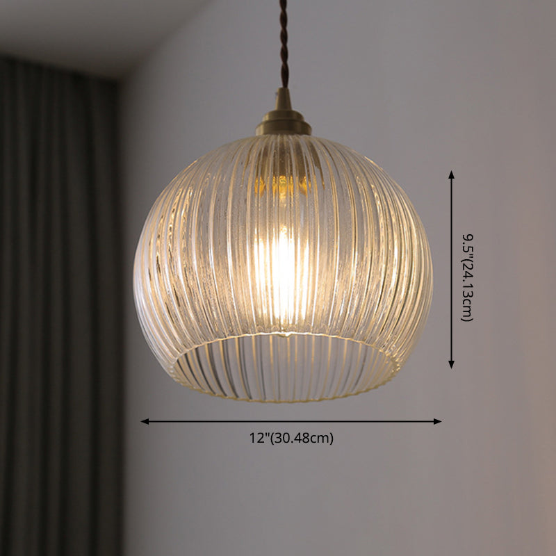 Zeitgenössische einfache Ein leichte Glasschale Esszimmer Schlafzimmer Anhänger Beleuchtung