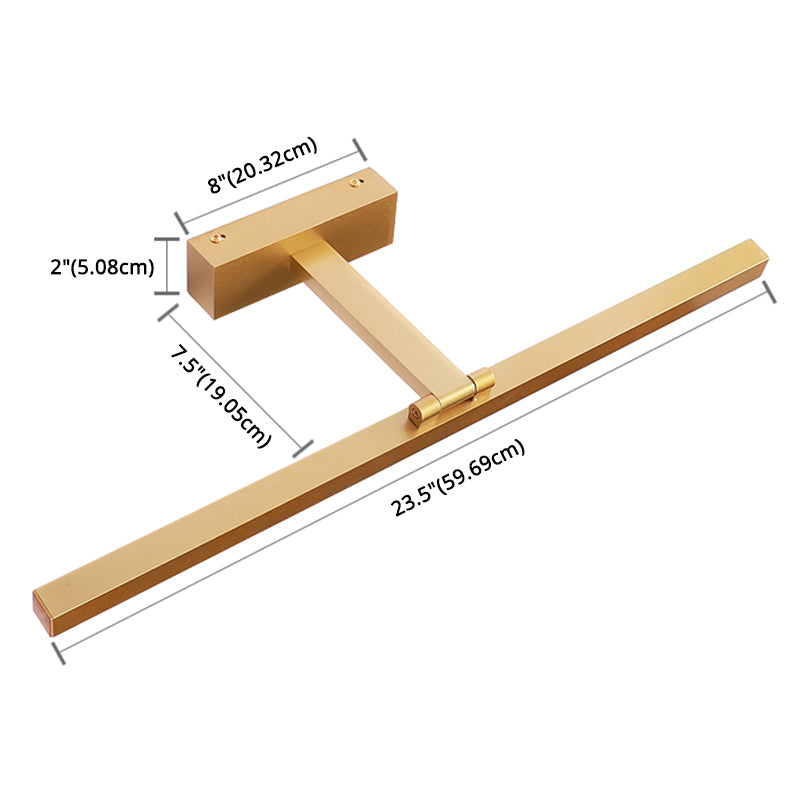 Nordische stromlinienförmige Wandleuchte Wandleuchter Badezimmer Wandleuchte in Gold