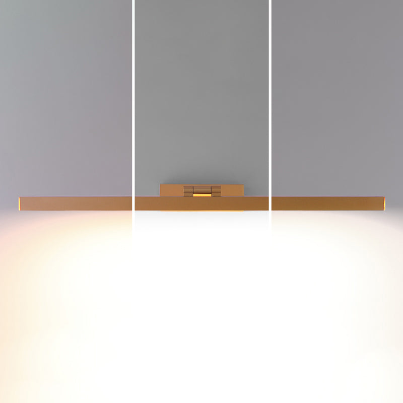 Nordische stromlinienförmige Wandleuchte Wandleuchter Badezimmer Wandleuchte in Gold