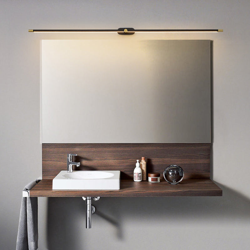 Elongated Sconce Light Fixture Minimalist Style LED Metal Wall Mount Light Fixture