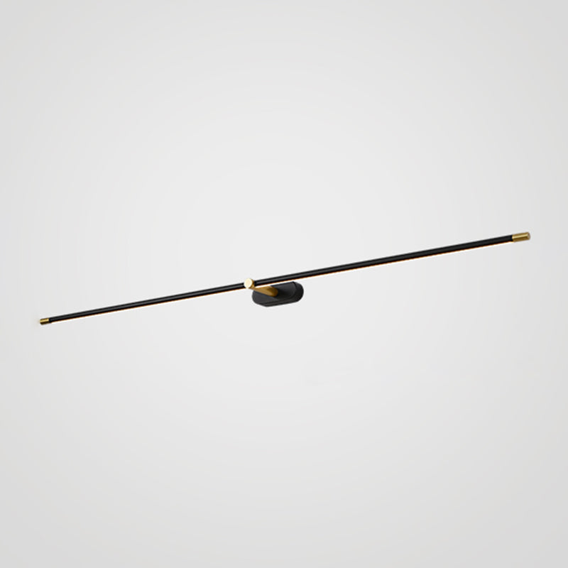 Elongated Sconce Light Fixture Minimalist Style LED Metal Wall Mount Light Fixture
