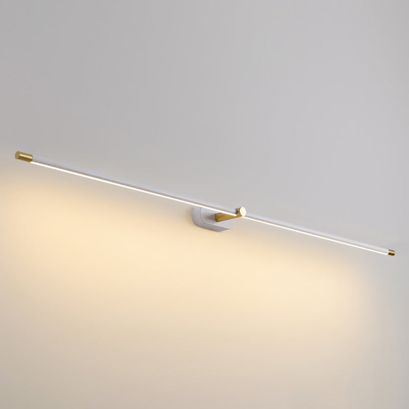 Elongated Sconce Light Fixture Minimalist Style LED Metal Wall Mount Light Fixture
