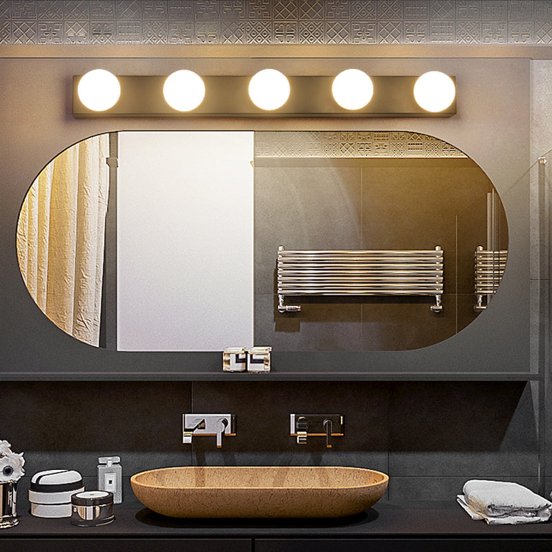 Metall Rechteck -Wand montiert Licht zeitgenössischer Stil schwarzer Wandleuchtenbeleuchtung