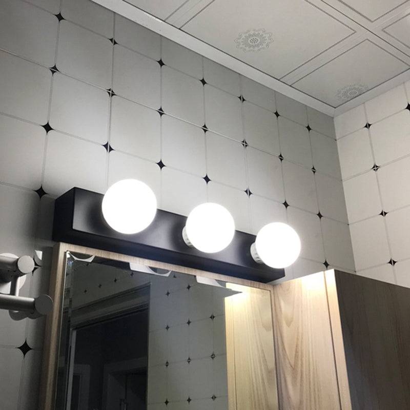 Metall Rechteck -Wand montiert Licht zeitgenössischer Stil schwarzer Wandleuchtenbeleuchtung