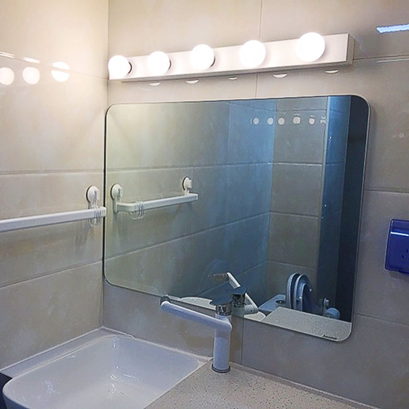 Metall rechteckige Wandleuchten Beleuchtung Nordischer Wandbeleuchtung in Weiß