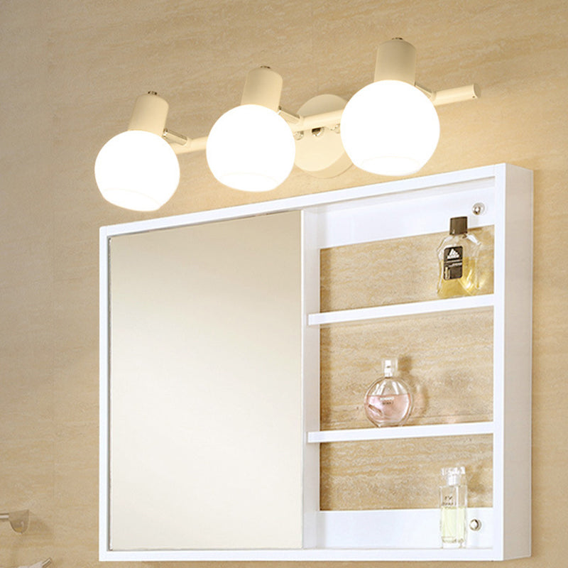 Luminaire d'éclairage en forme de balle Simplicité style luminaire mural métallique