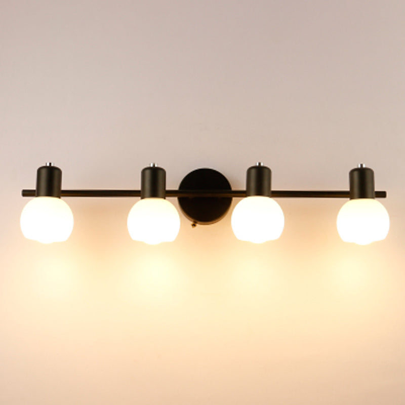 Luminaire d'éclairage en forme de balle Simplicité style luminaire mural métallique