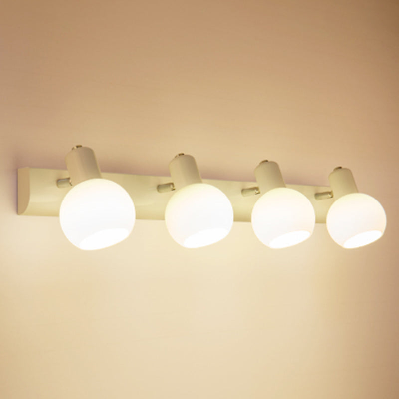 Luminaire d'éclairage en forme de balle Simplicité style luminaire mural métallique