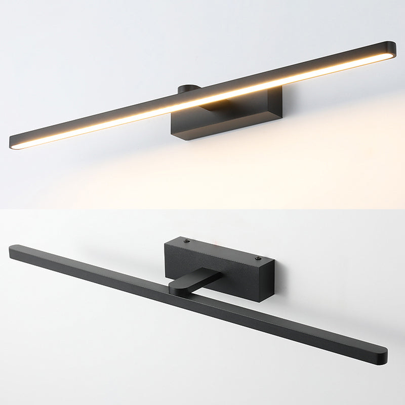 Linear Wall Sconce Lighting Simplicity Style Metal LED Bathroom Wall Light Sconce