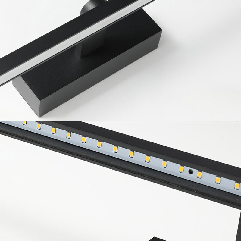 Éclairage d'applications de mur linéaire simplicité style métal LED LED Bathroom Mur Light