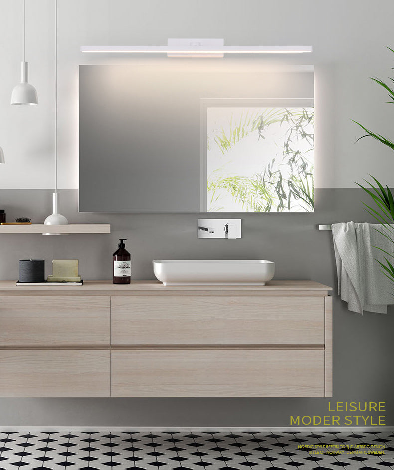 Éclairage d'applications de mur linéaire simplicité style métal LED LED Bathroom Mur Light