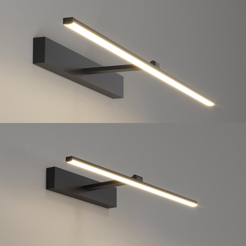 Streifen Badezimmer Leuchte Leuchte Metall LED minimalistische Wandleuchtenbeleuchtung