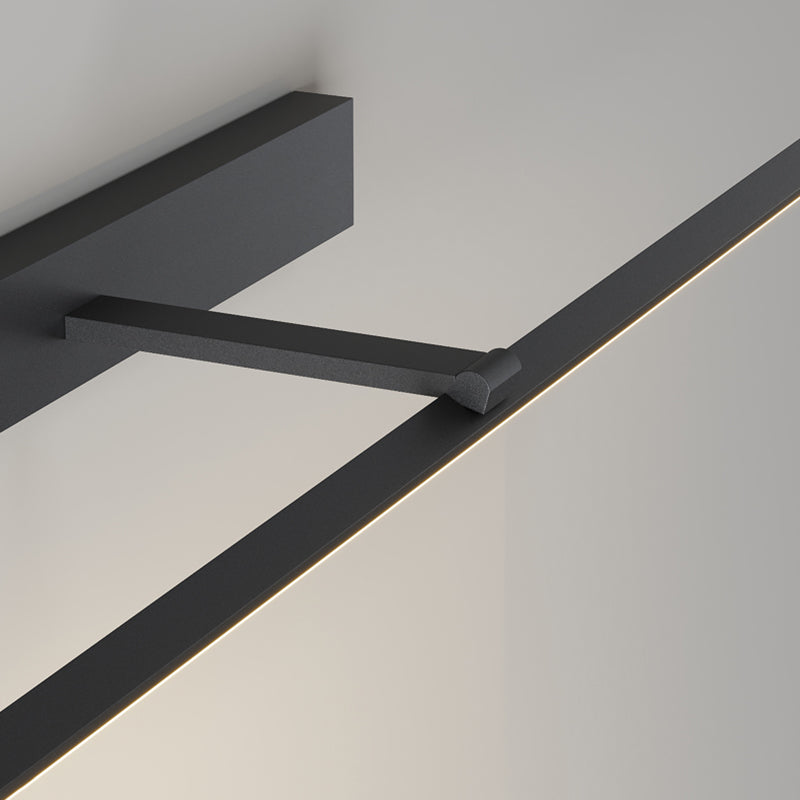 Streifen Badezimmer Leuchte Leuchte Metall LED minimalistische Wandleuchtenbeleuchtung