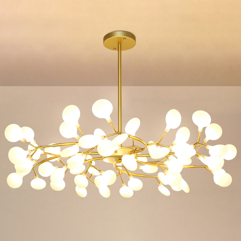 Foglie Lampada lampada lampada da design moderno illuminazione a sospensione acrilica per il ristorante