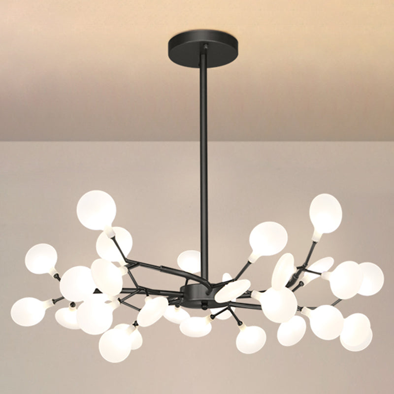 Foglie Lampada lampada lampada da design moderno illuminazione a sospensione acrilica per il ristorante