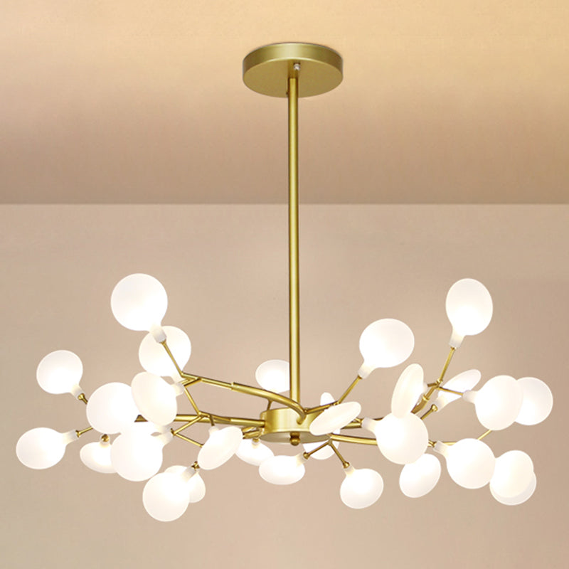 Foglie Lampada lampada lampada da design moderno illuminazione a sospensione acrilica per il ristorante