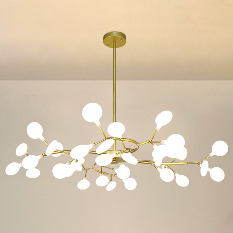 Foglie Lampada lampada lampada da design moderno illuminazione a sospensione acrilica per il ristorante