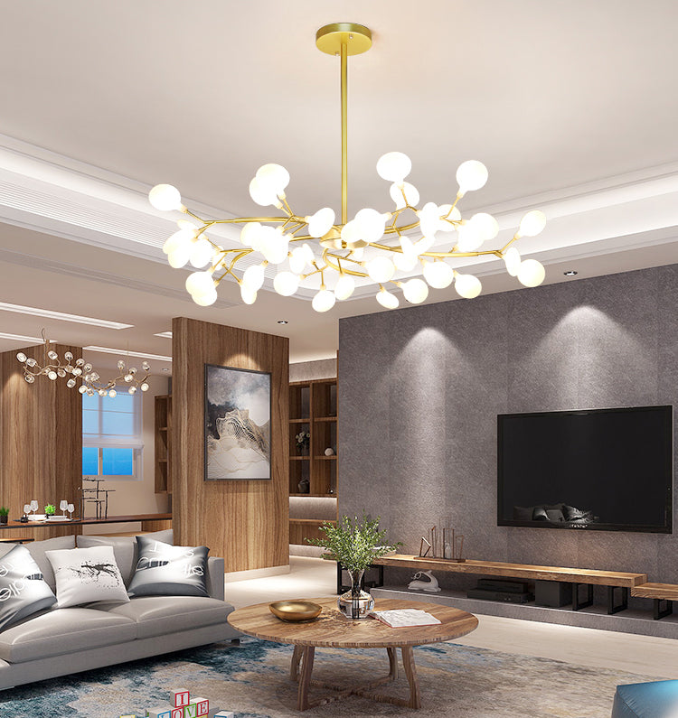 Foglie Lampada lampada lampada da design moderno illuminazione a sospensione acrilica per il ristorante