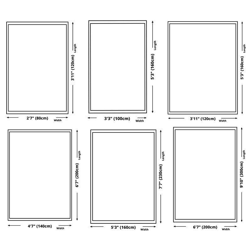 Multicolor Home Decoration Carpet Olden Medallion Area Rug Polyester with Non-Slip Backing Rug