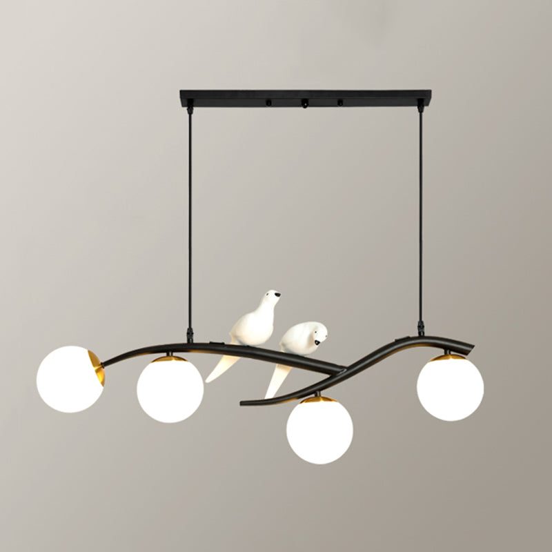 Modern Pendant Lighting for Kitchen Island Linear Island Lighting in Black