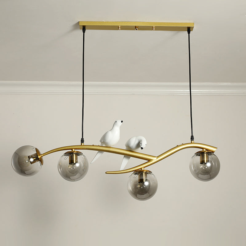 Modern Pendant Lighting for Kitchen Island Linear Island Lighting in Black