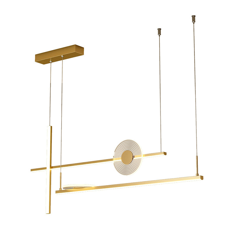 Éclairage de l'île contemporaine LIGNELLE LIGNIFICATION LEUR LEUR LEUR