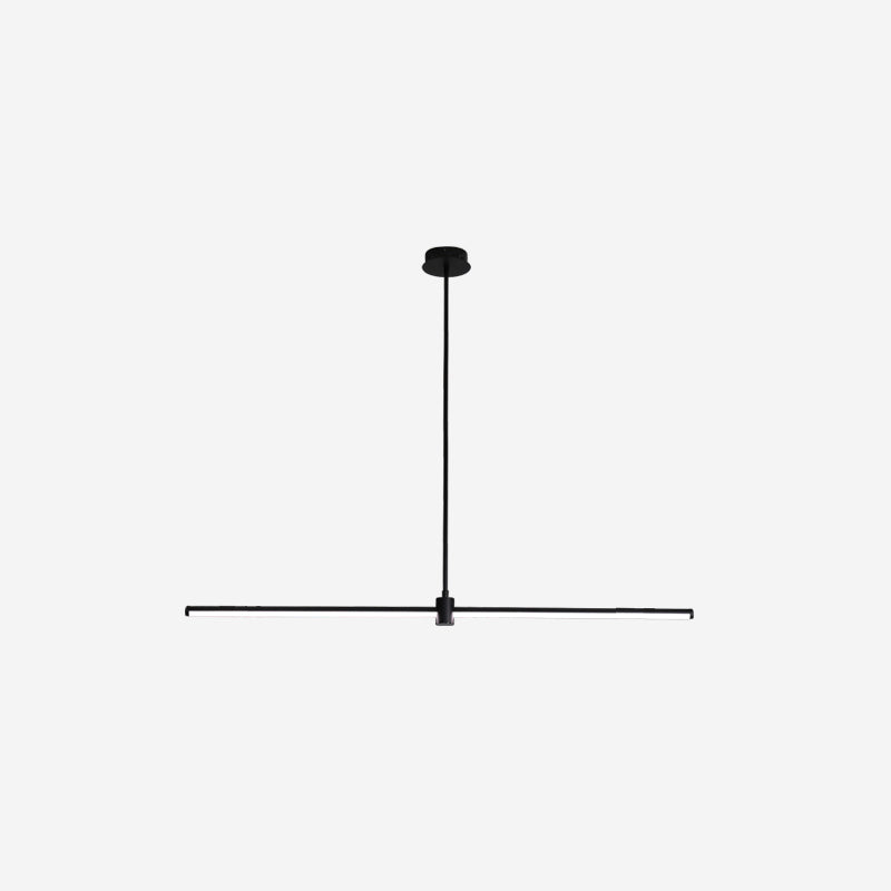 Modern Pendant Lighting for Kitchen Island Linear Island Lighting in Metal
