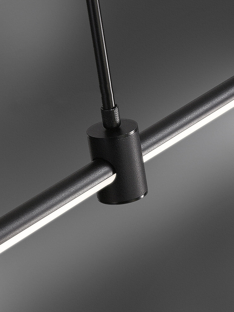 Modern Pendant Lighting for Kitchen Island Linear Island Lighting in Metal
