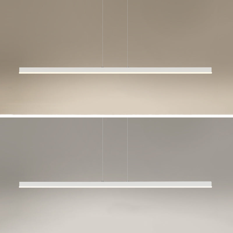 Lámpara moderna de lámpara lineal iluminación lineal lámpara de araña moderna en negro