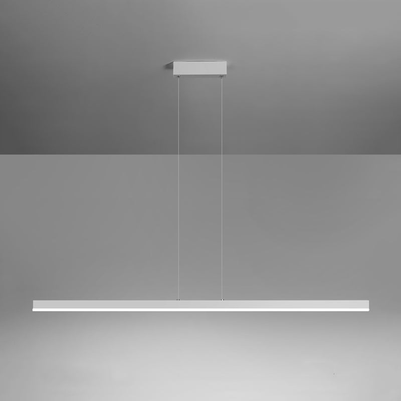 Lámpara moderna de lámpara lineal iluminación lineal lámpara de araña moderna en negro