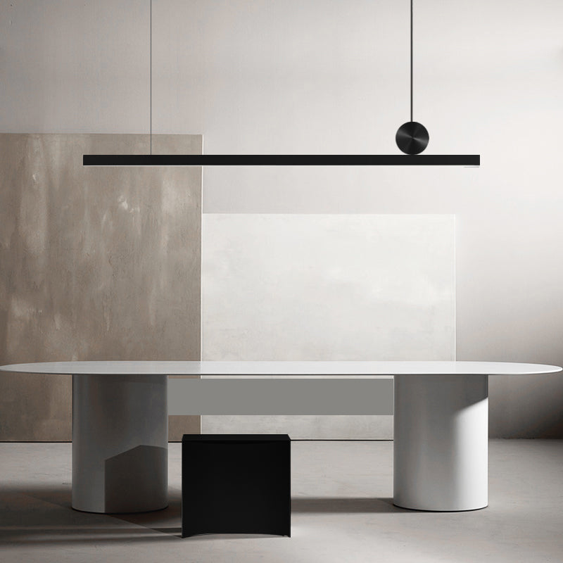 Lampade dell'isola illuminazione isola lineare Luci dell'isola in nero