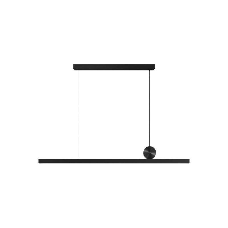 Lampade dell'isola illuminazione isola lineare Luci dell'isola in nero