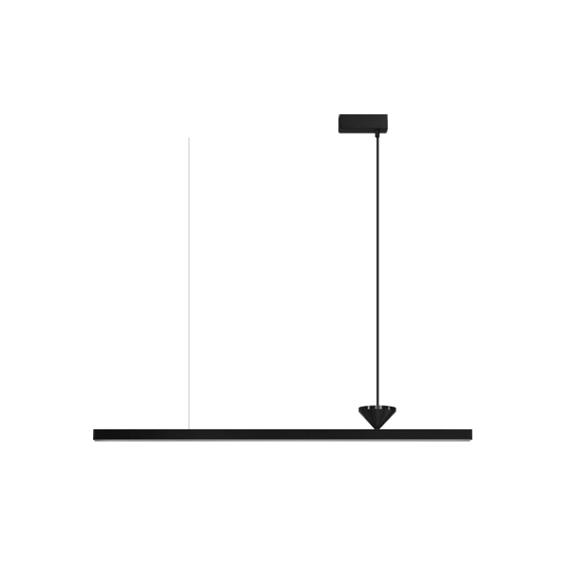 Lampade dell'isola illuminazione isola lineare Luci dell'isola in nero